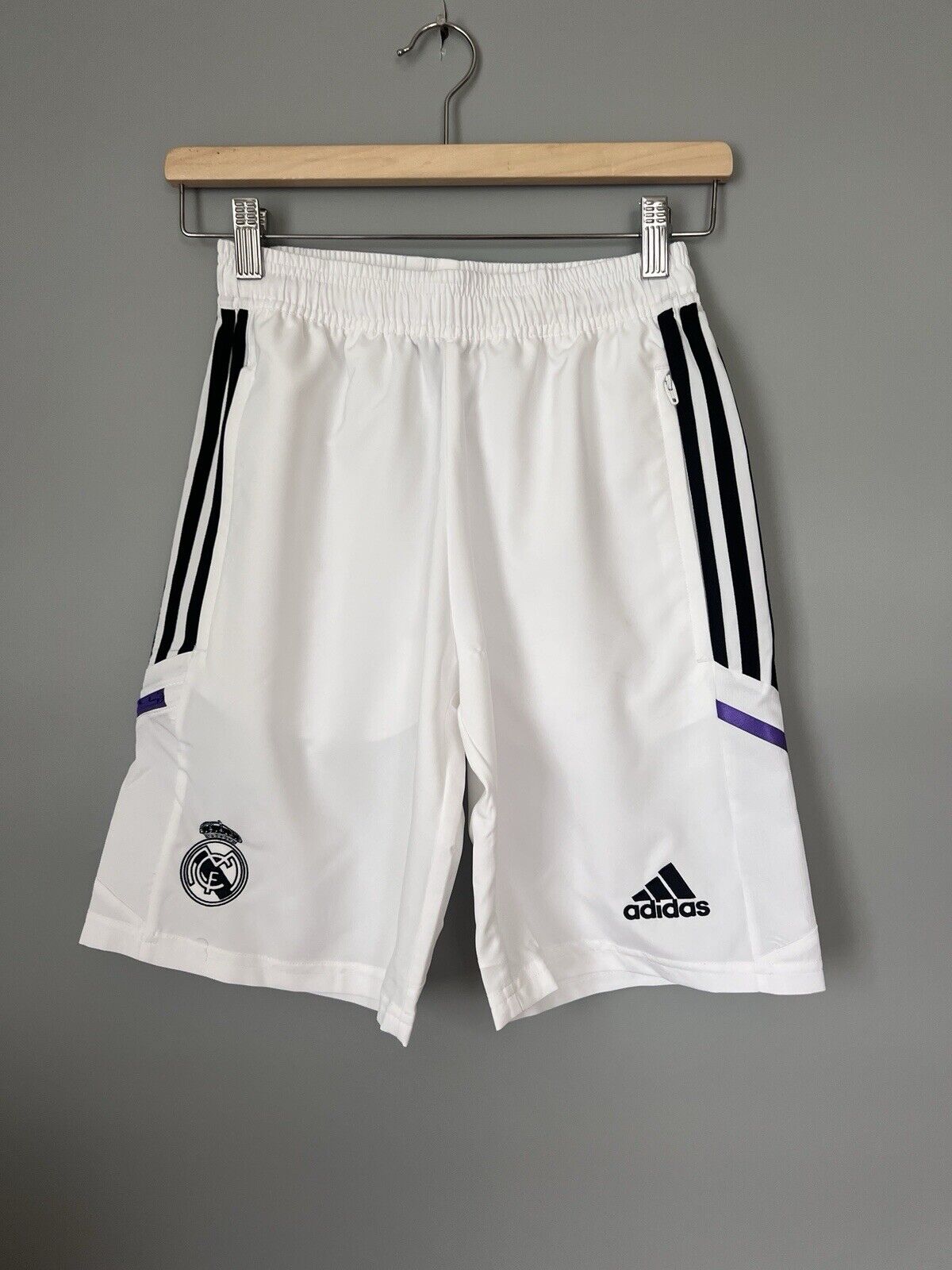 Real Madrid Shorts Downtime Soccer Football HG4029 Adidas Mens Size XS