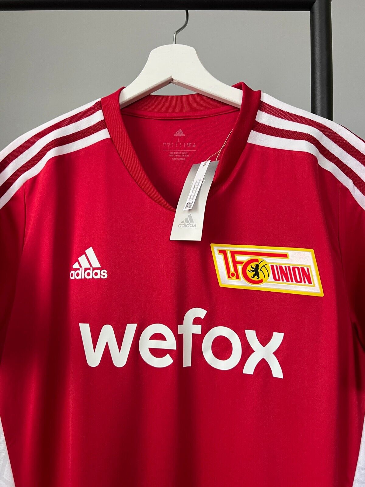 1. FC Union Berlin Jersey Training Soccer Football Shirt Adidas Mens Size L