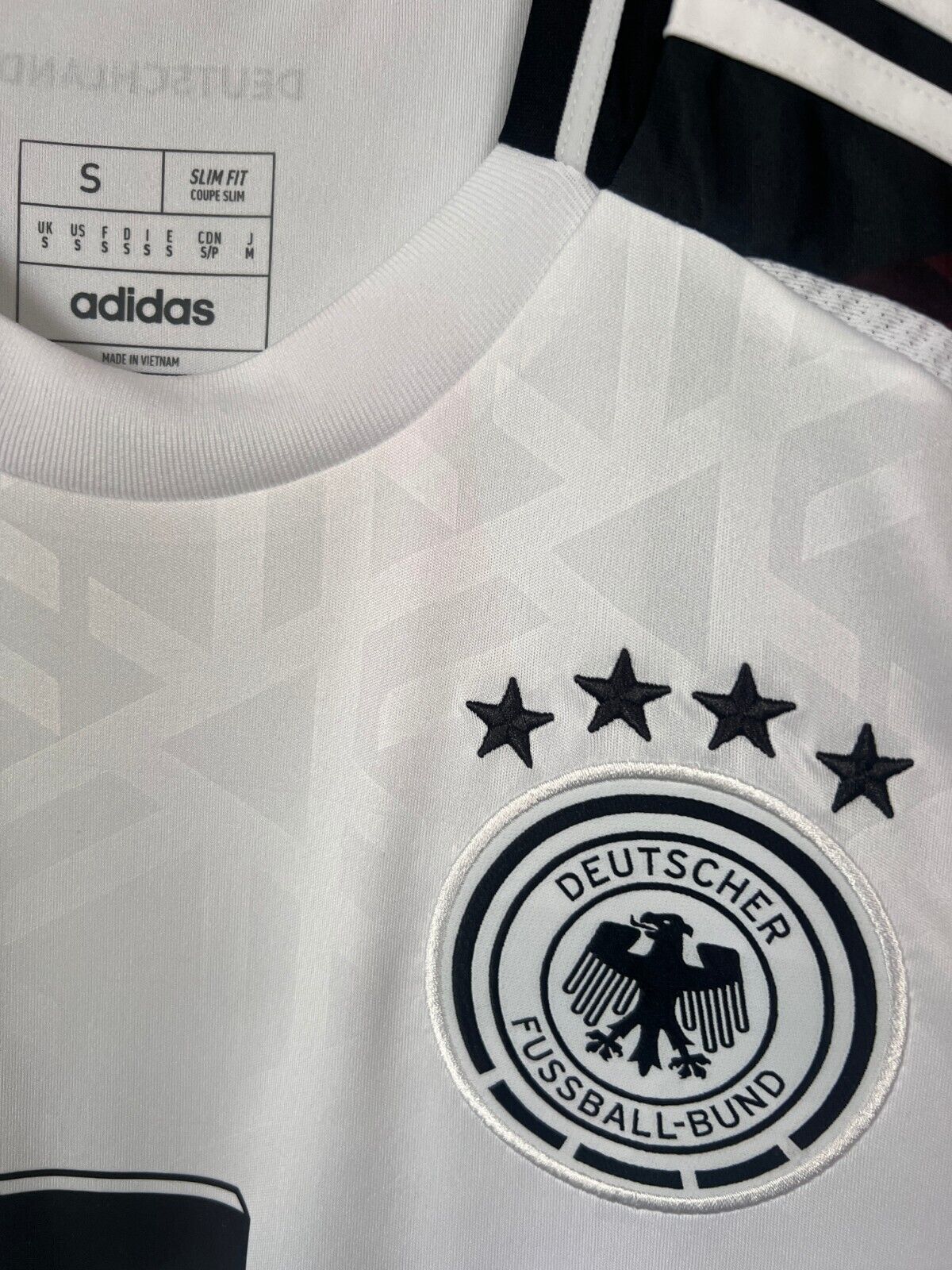 Germany Jersey 2024 Home Soccer Football Shirt Adidas IP8139 Mens Size S
