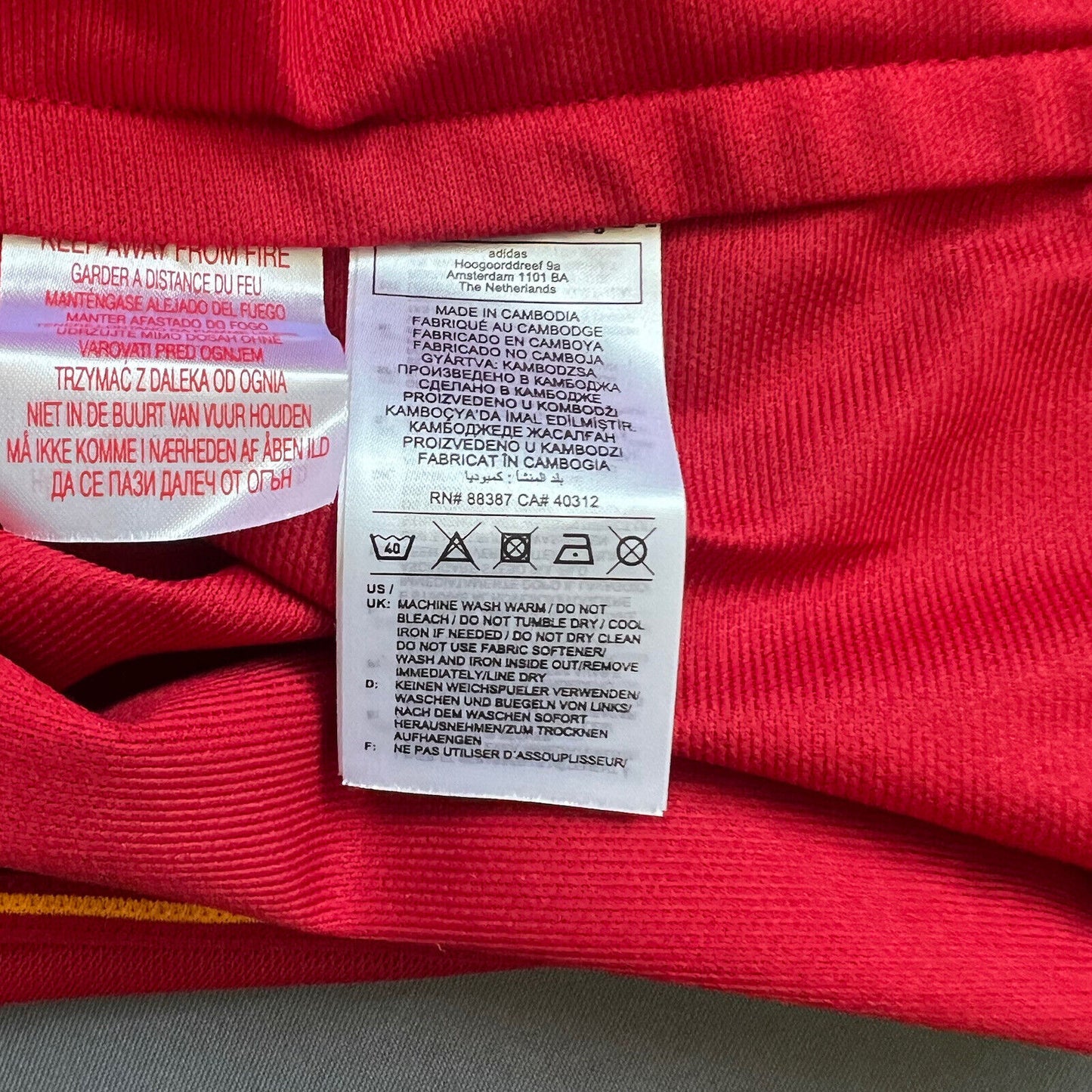 Spain Jersey 2022 2023 Home Size L Boys Football Shirt Trikot Adidas