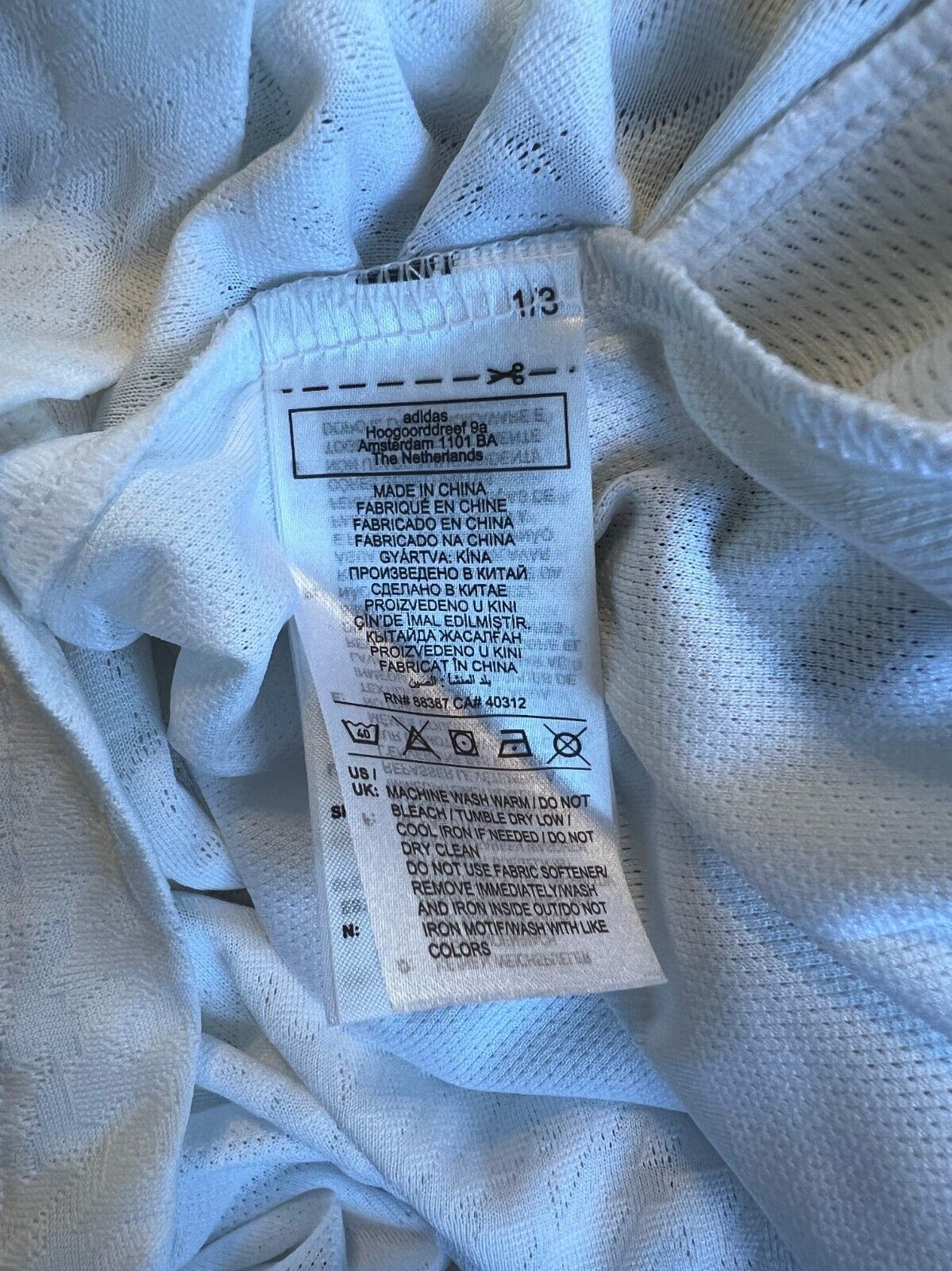 Real Madrid Jersey 24/25 Home Authentic Soccer Shirt IX8095 Adidas Mens Size M