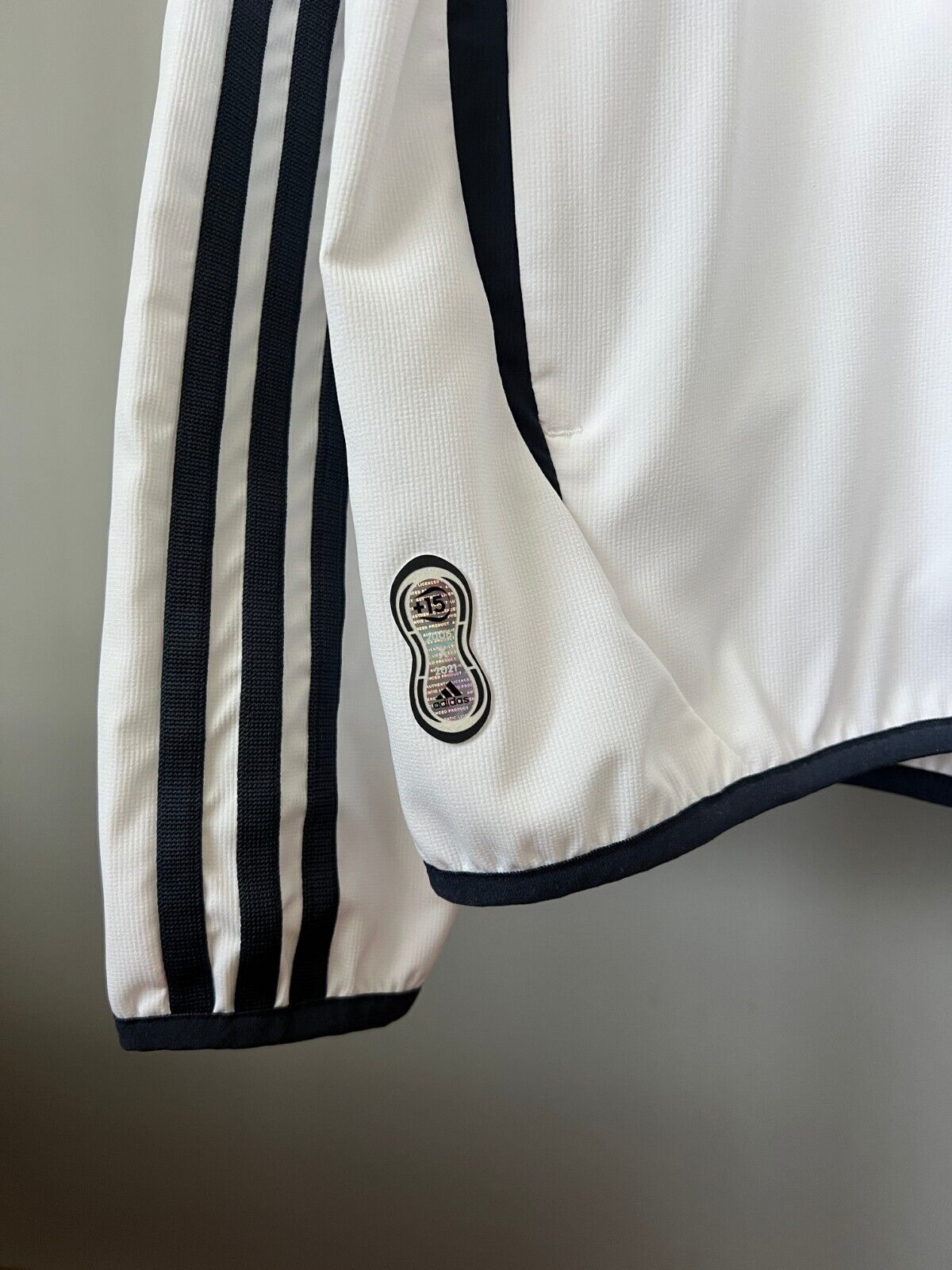Real Madrid Teamgeist Jacket 2006 x 2021 White Soccer Adidas HA2537 Mens Size M