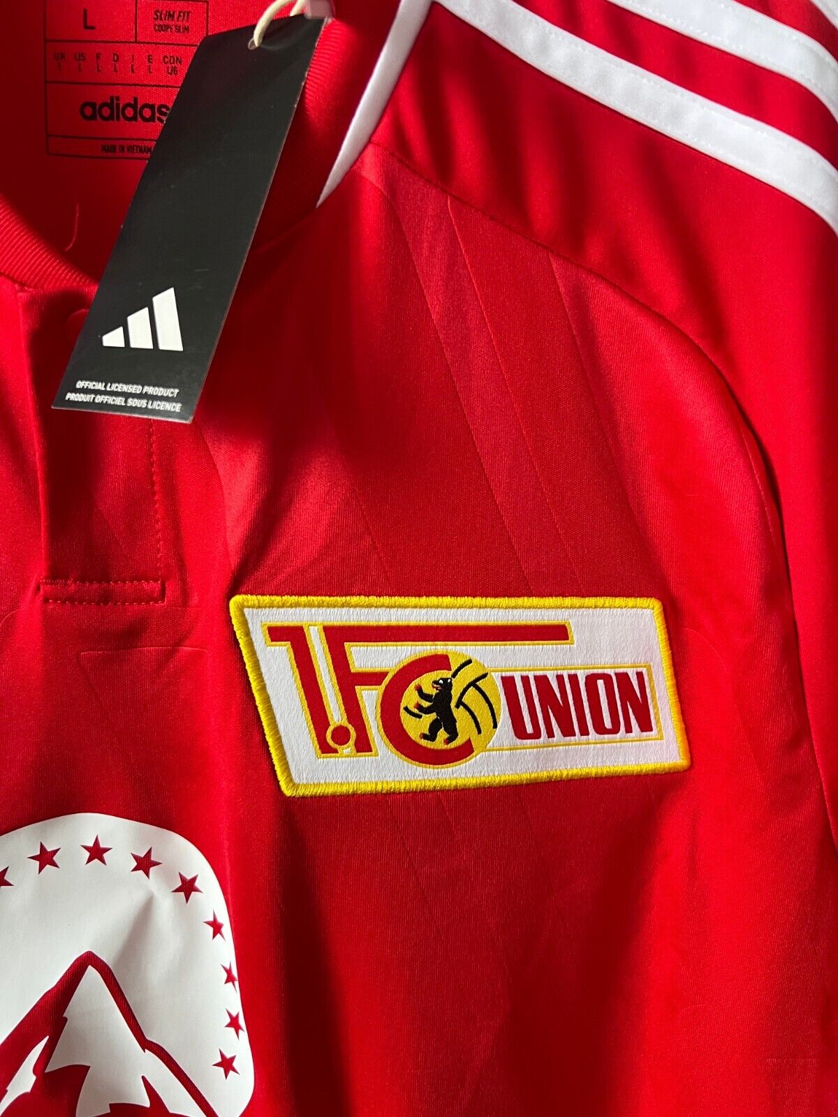 1. FC Union Berlin Jersey 23/24 Home Football Soccer Shirt Adidas Mens Size L