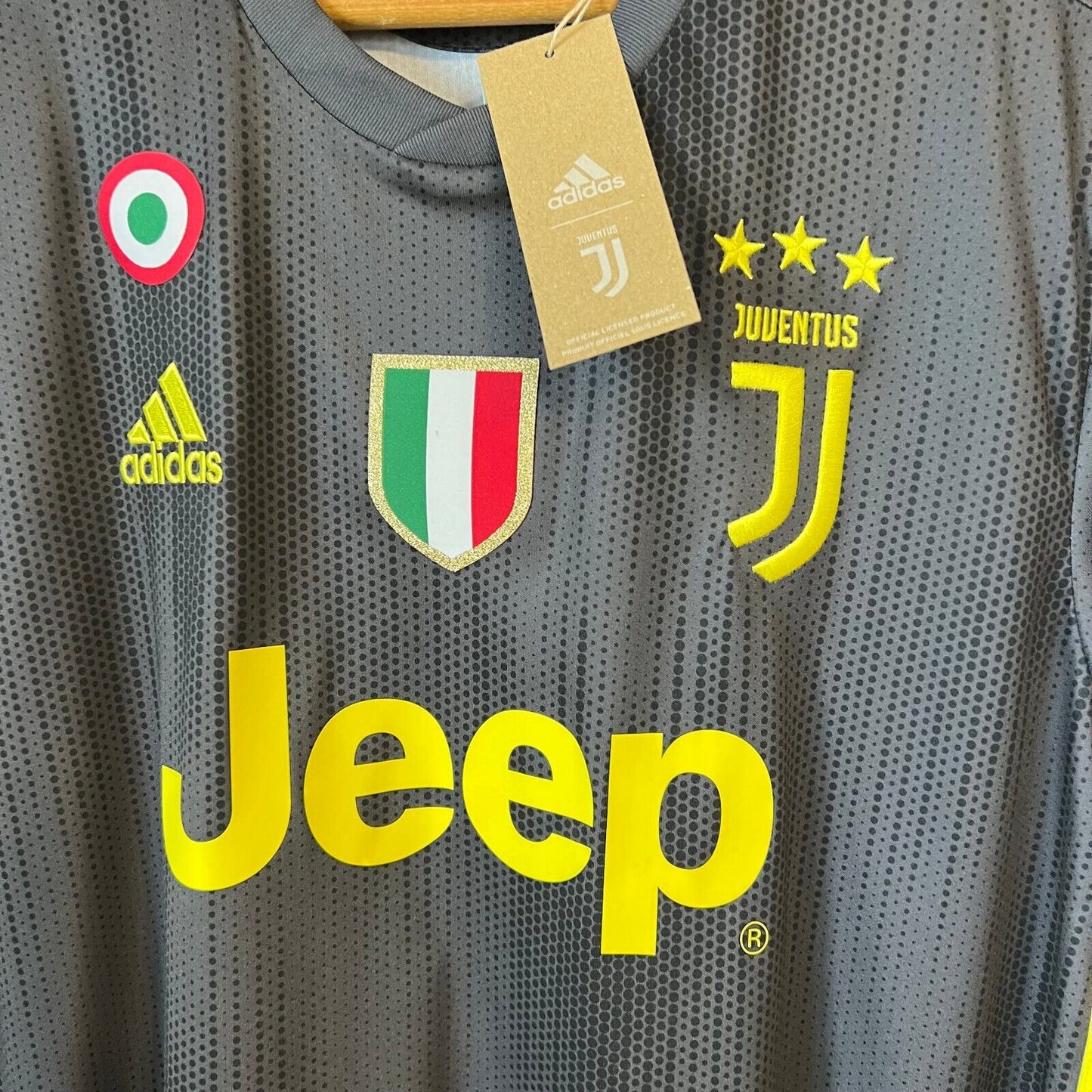 Emre Can Juventus Jersey 2018 2019 Third LARGE Mens Football Shirt DP0455 Adidas