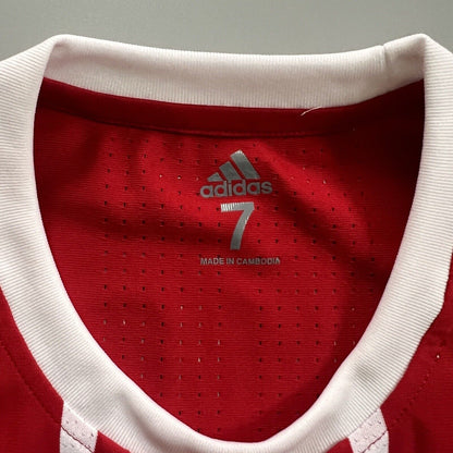 Bayern Munich Jersey 2017/18 Home Match Worn Mens Size 7 Football Shirt Adidas