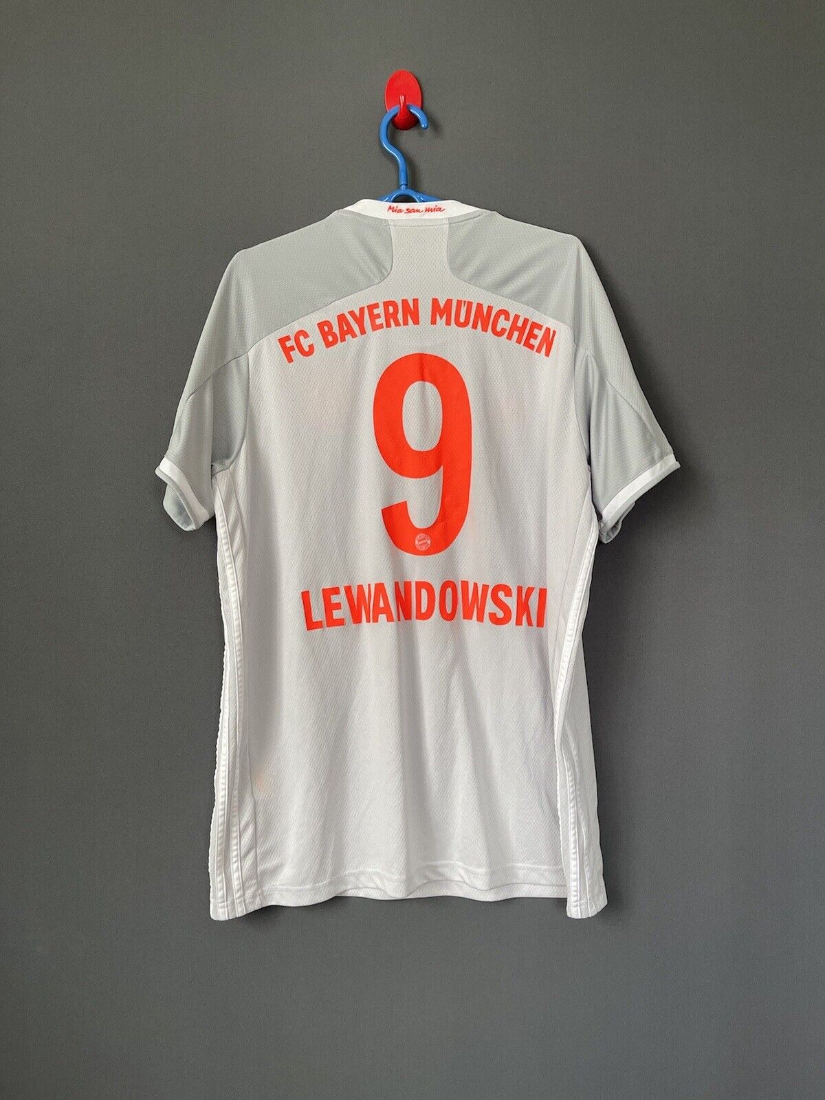 GE0583 Lewandowski Bayern Munich Jersey 2021 Away Size XL Football Trikot Adidas