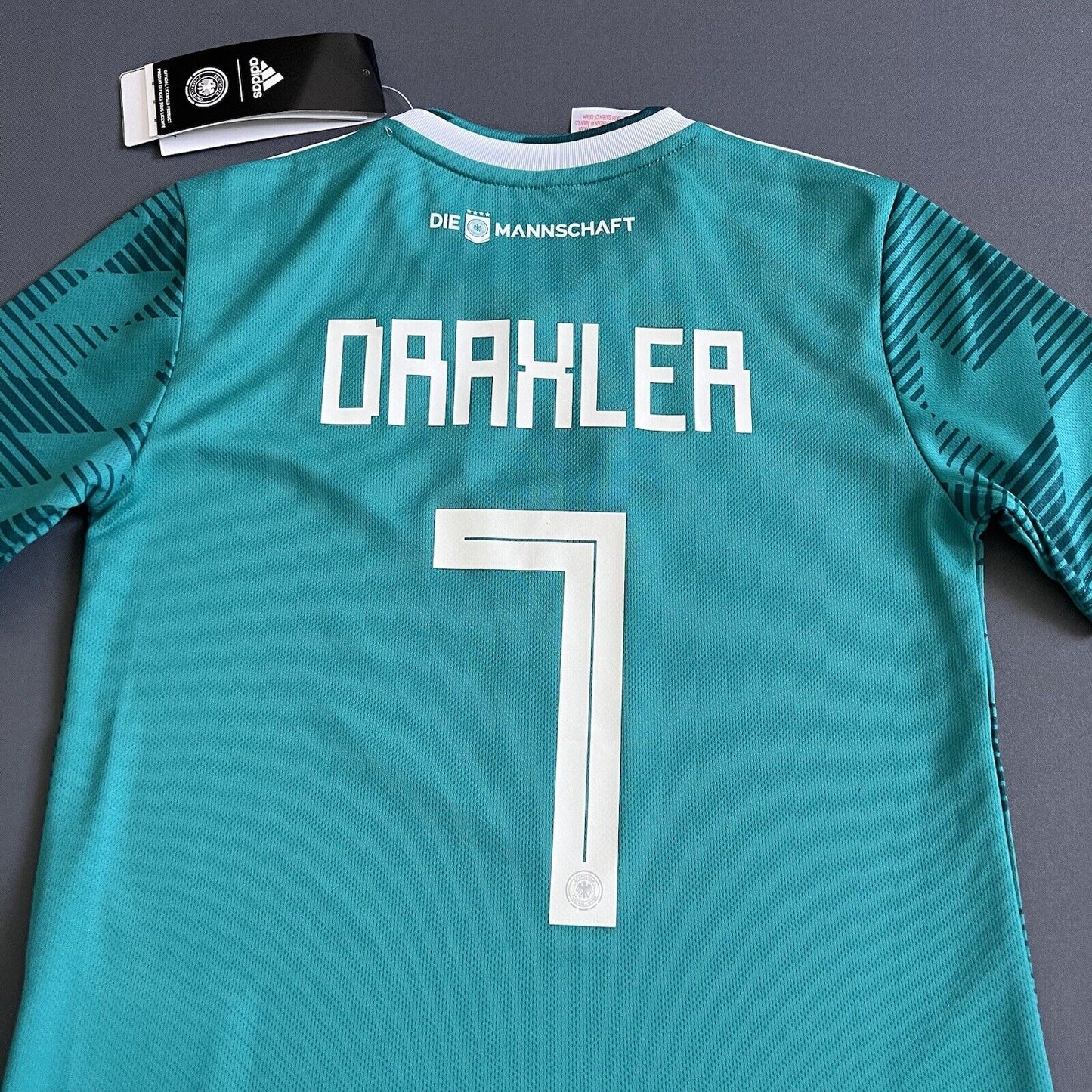 Draxler Germany Jersey 2018 2019 Away Size S Boys Football Shirt Trikot Adidas