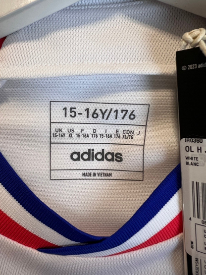 Olympique Lyonnais 23/24 Home Jersey Soccer Football Shirt Adidas Size XL Boys