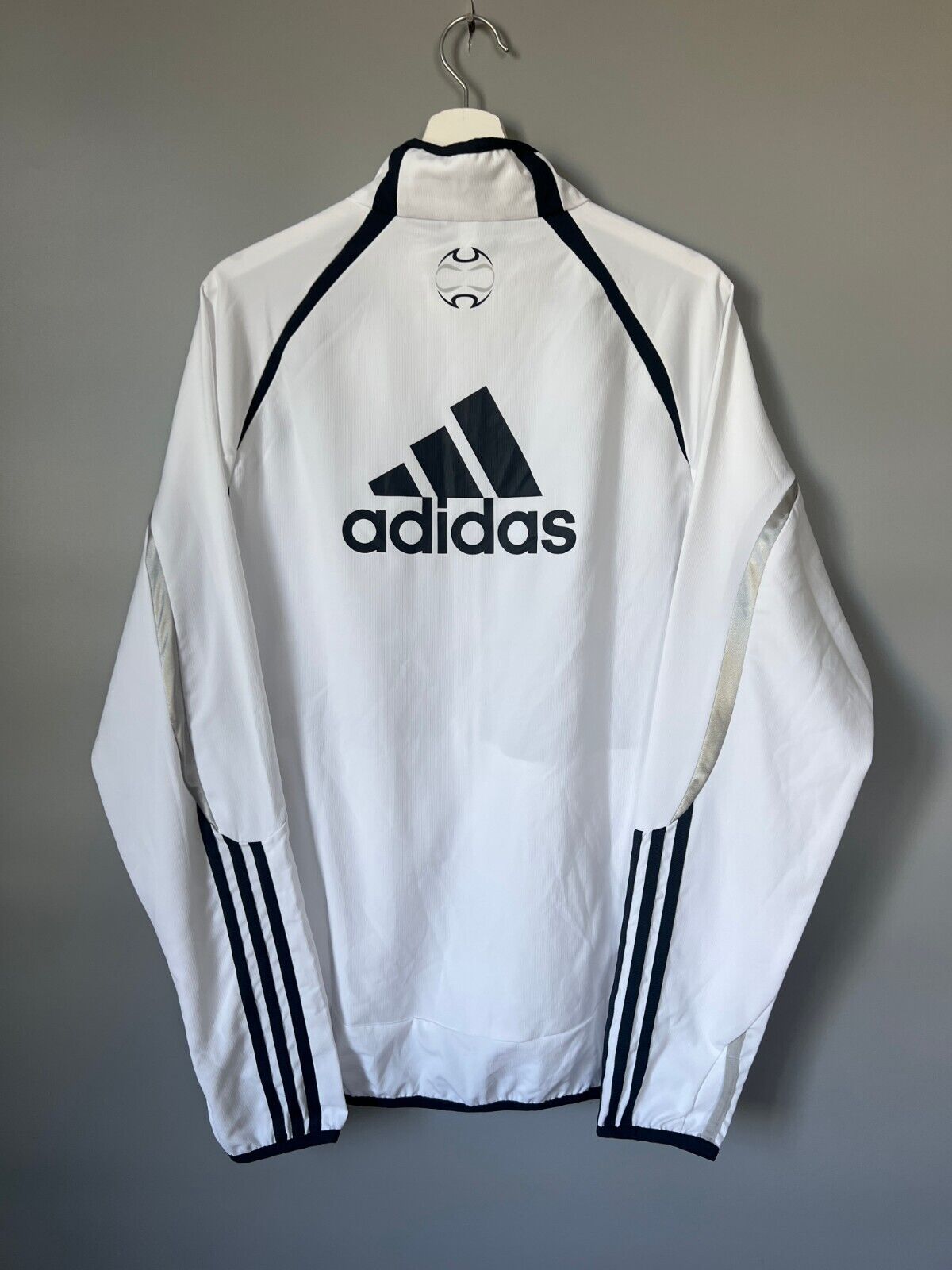 Real Madrid Jacket Teamgeist 2006x2021 White Soccer Adidas HA2537 Mens Size M