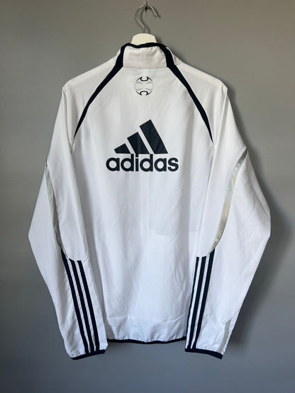 Real Madrid Jacket Teamgeist 2006x2021 White Soccer Adidas HA2537 Mens Size M