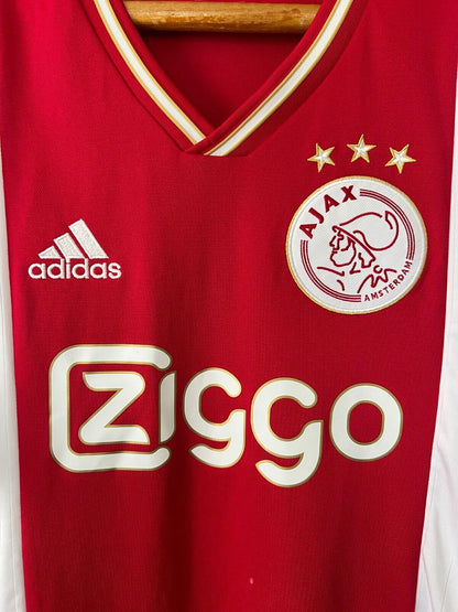AJAX JERSEY 2022-23 HOME SIZE L MENS FOOTBALL SOCCER SHIRT H58243 ADIDAS
