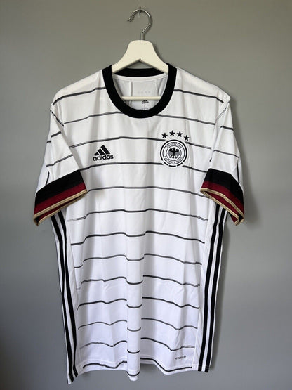 Germany Jersey 2020 Home Soccer Football Shirt Adidas EH6105 Mens Size L