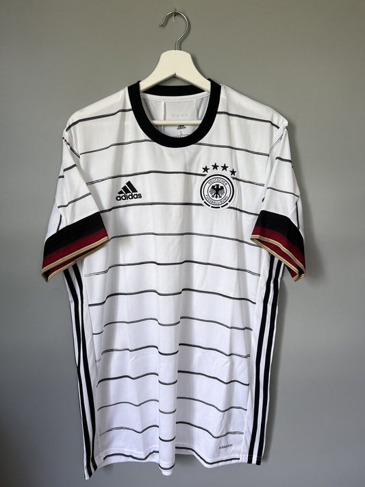 Germany Jersey 2020 Home Soccer Football Shirt Adidas EH6105 Mens Size L