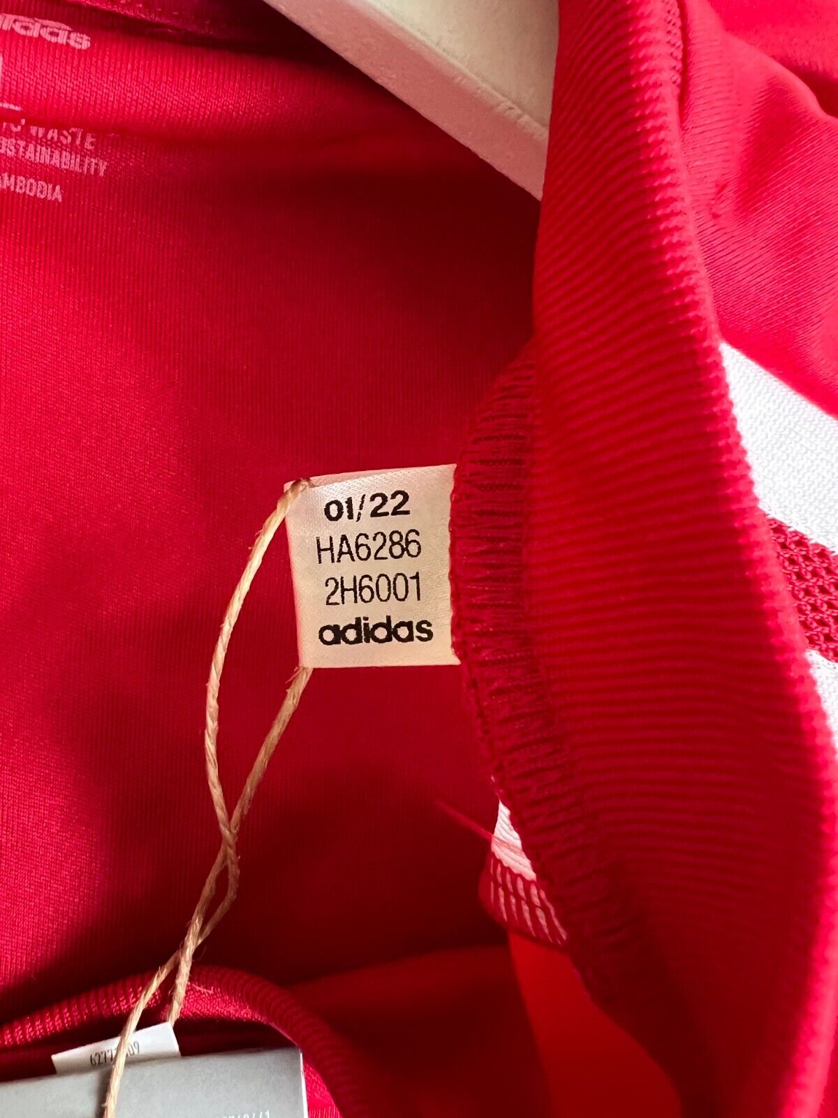 1. FC Union Berlin Jersey Training Soccer Football Shirt Adidas Size L Mens