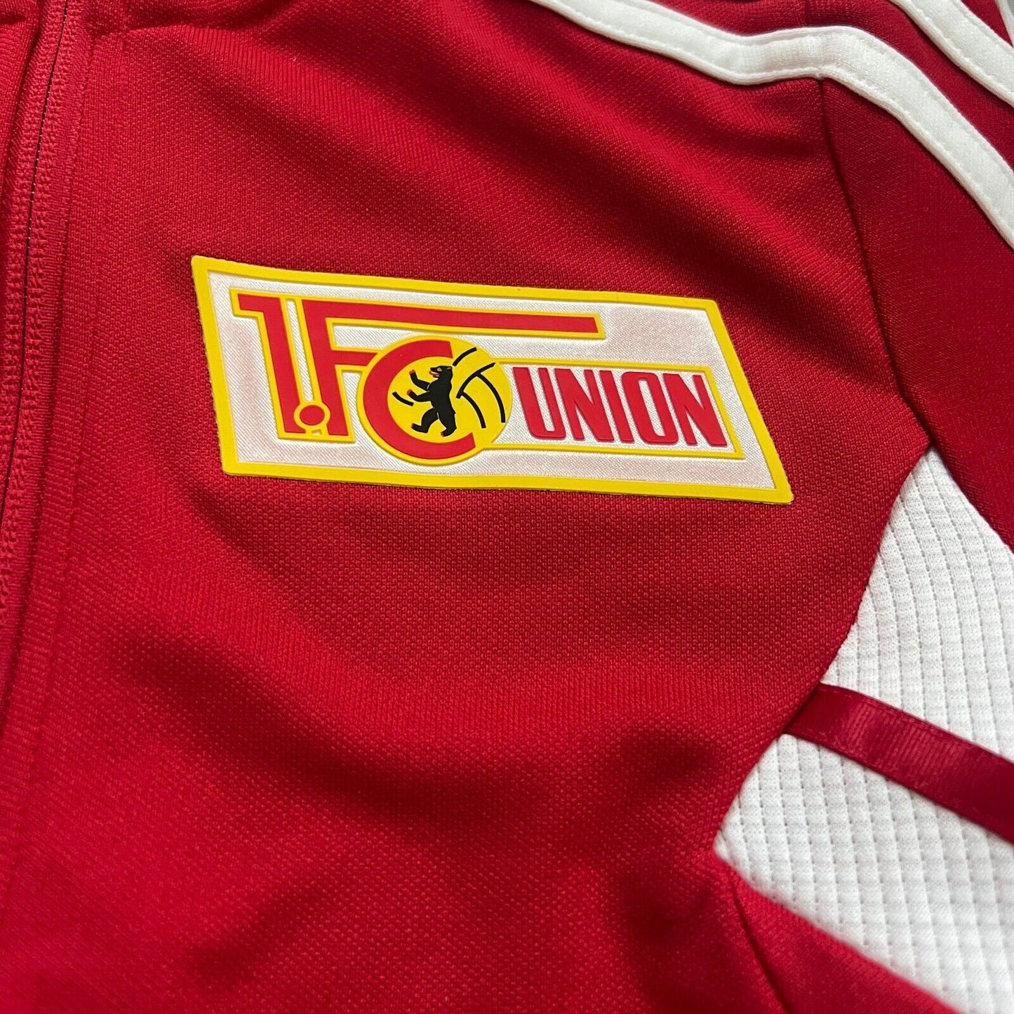 1. FC Union Berlin Jacket Condivo 22 Red Football Soccer Adidas Boys Size S
