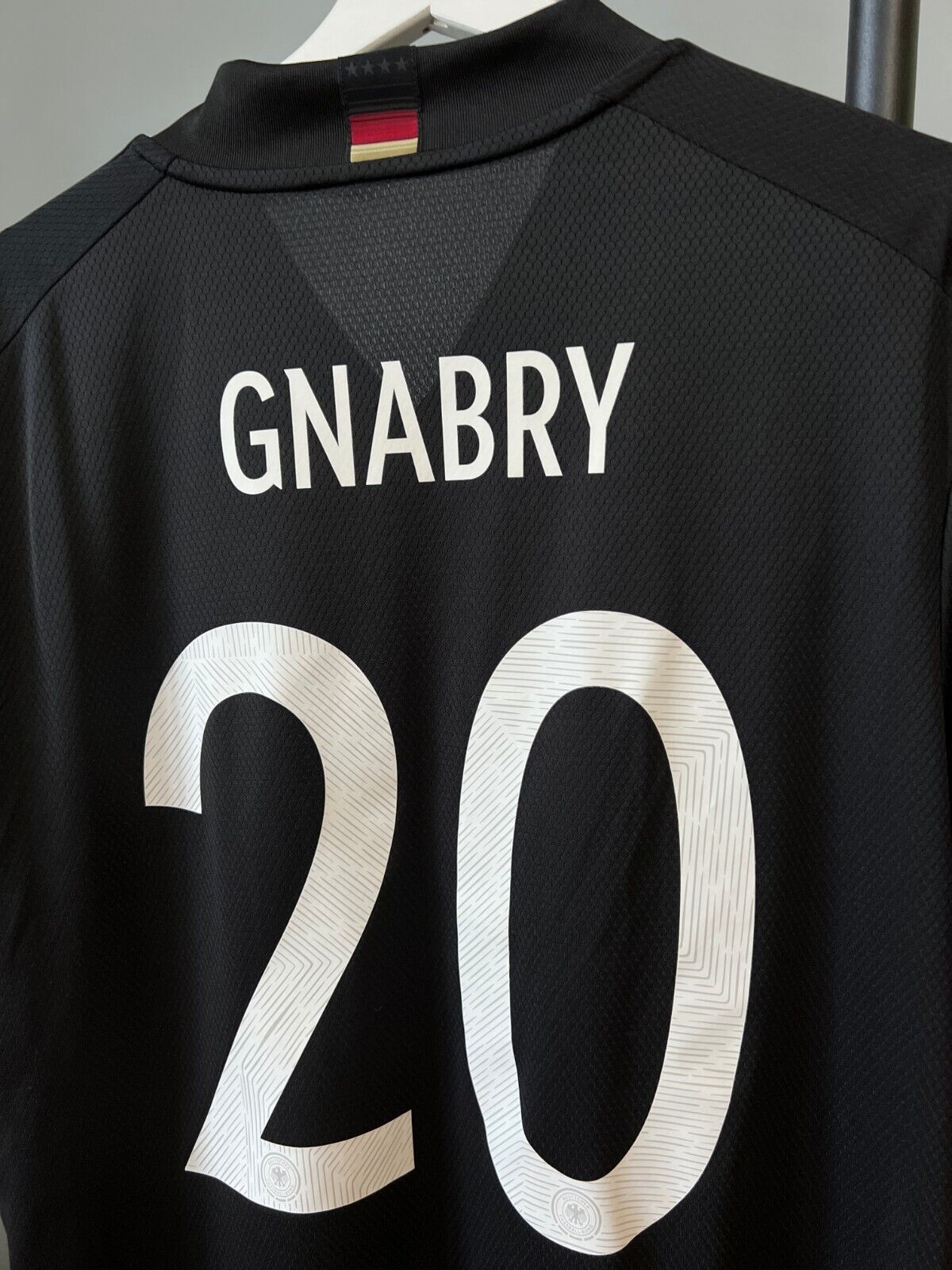 Gnabry Germany Jersey 2020 Away Soccer Shirt EH6117 Adidas Mens Size L