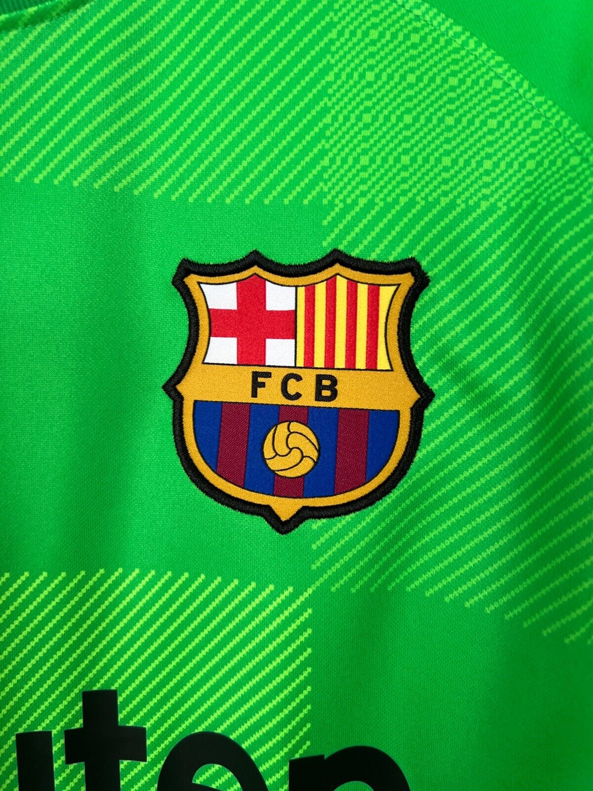 FC Barcelona Jersey 21/22 Goalkeeper Soccer Shirt CV7870-330 Nike Mens Size L
