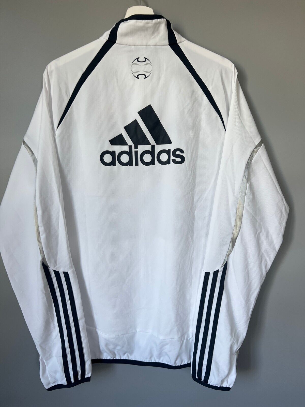 Real Madrid Jacket Teamgeist 2006x2021 White Soccer Adidas HA2537 Mens Size M