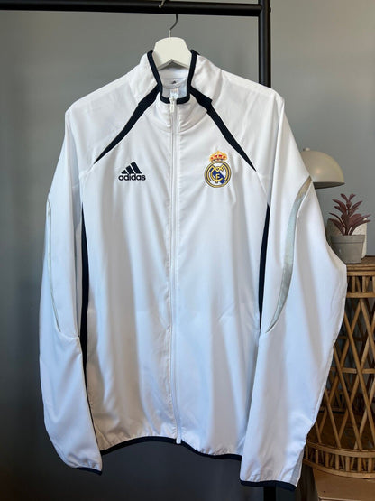 Real Madrid Teamgeist Jacket 2006 x 2021 White Soccer Adidas HA2537 Mens Size M