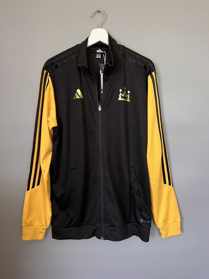 Adidas Salah Jacket Black Football Soccer Adidas HR8833 Mens Size L