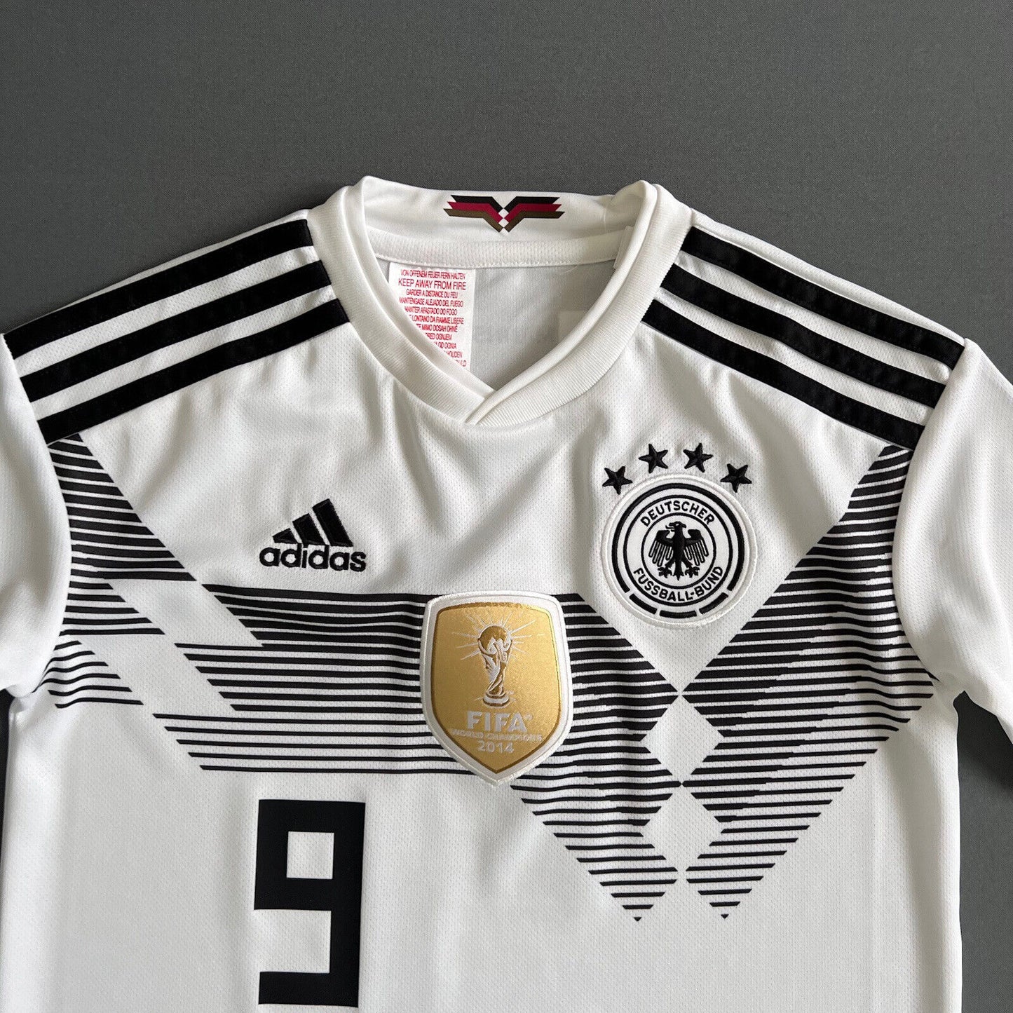 Werner Germany Jersey 2018 2019 Home Football Shirt Trikot Adidas Boys Size S