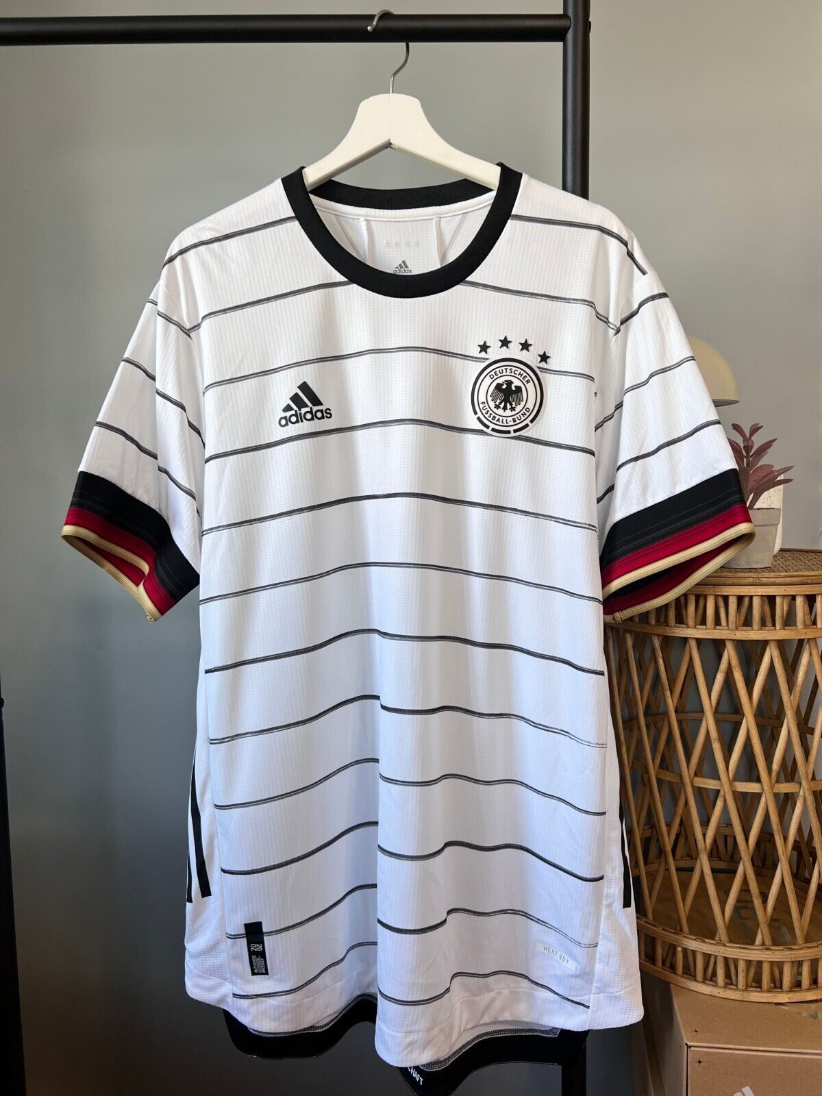 Germany Jersey 2020 Home Player Issue Football Shirt Adidas EH6104 Mens Size XL