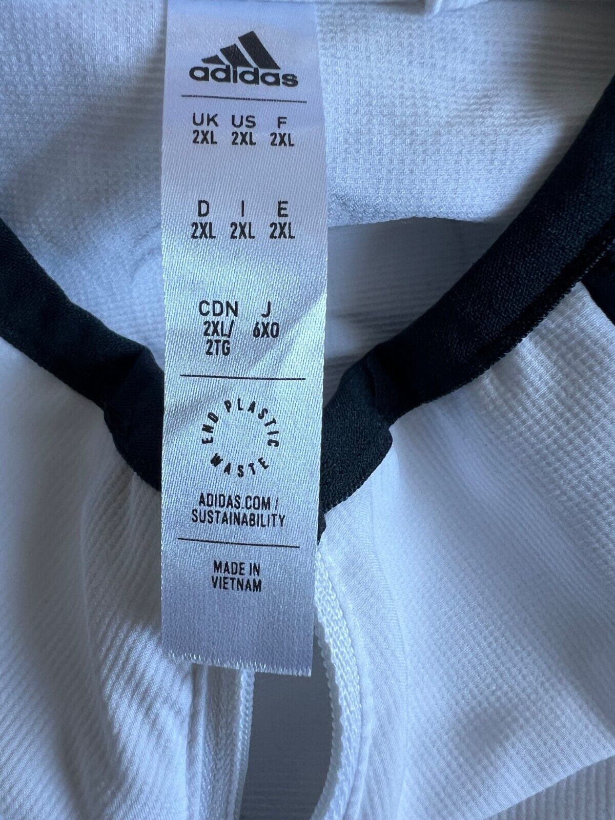 Real Madrid Teamgeist Jacket 2006x2021 White Soccer Adidas HA2537 Mens Size XXL