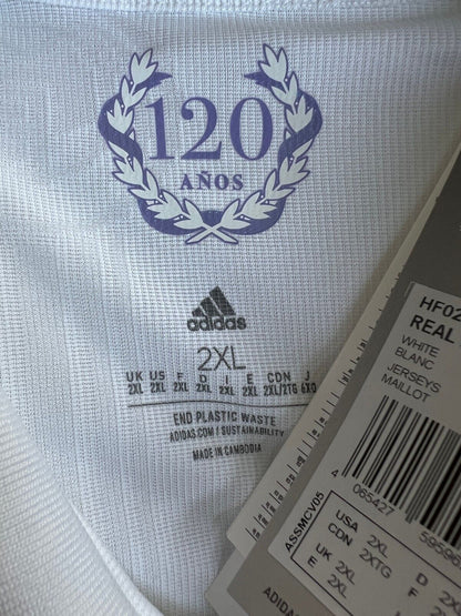 Real Madrid Jersey 22/23 Home Authentic Soccer Shirt HF0292 Adidas Mens Size XXL