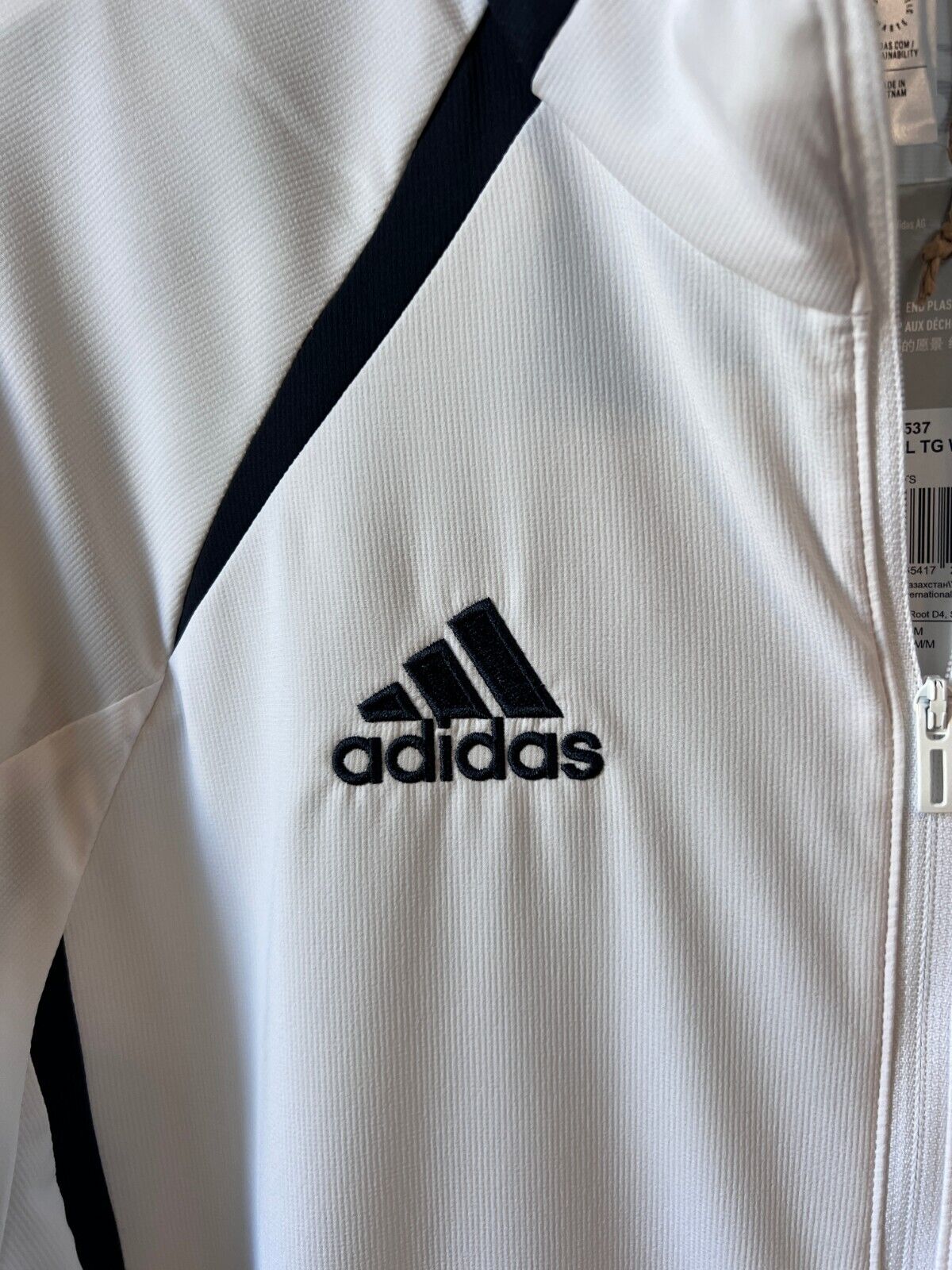 Real Madrid Teamgeist Jacket 2006 x 2021 White Soccer Adidas HA2537 Mens Size M