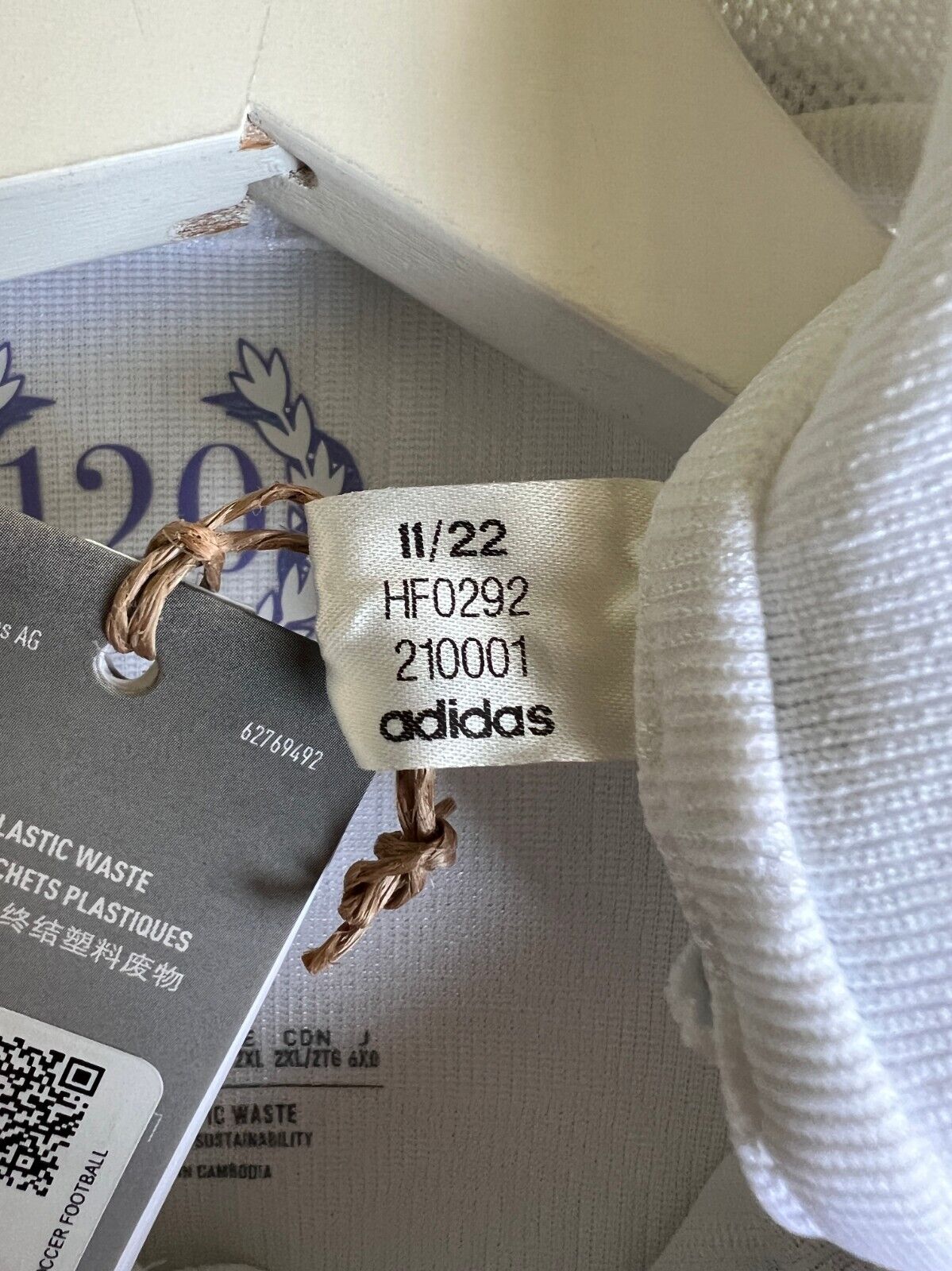 Real Madrid Jersey 22/23 Home Authentic Soccer Shirt HF0292 Adidas Mens Size XXL