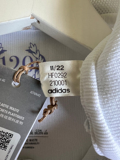 Real Madrid Jersey 22/23 Home Authentic Soccer Shirt HF0292 Adidas Mens Size XXL