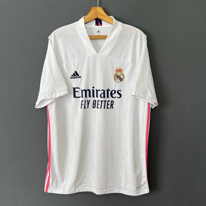 REAL MADRID JERSEY 2020/21 HOME SIZE XL SOCCER FOOTBALL ADIDAS FM4735