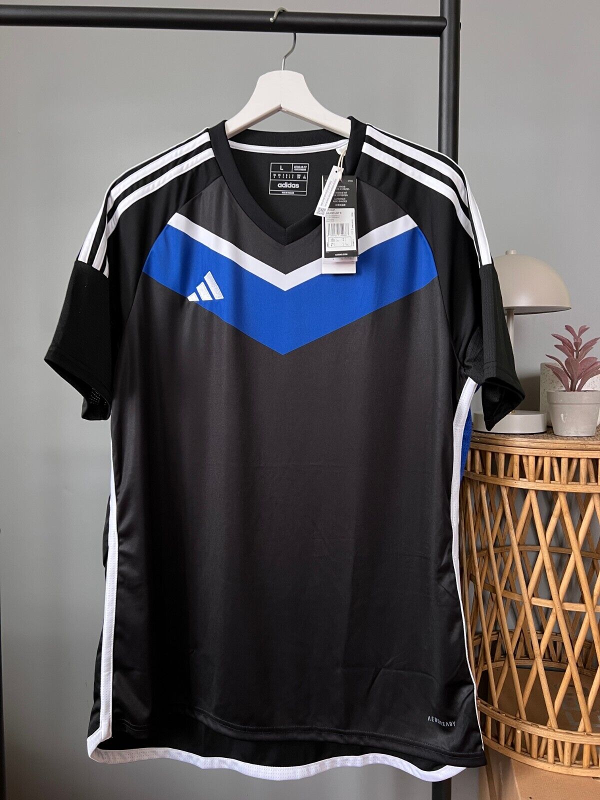 Adidas Jersey Training Soccer Football Shirt Adidas Mens Size L