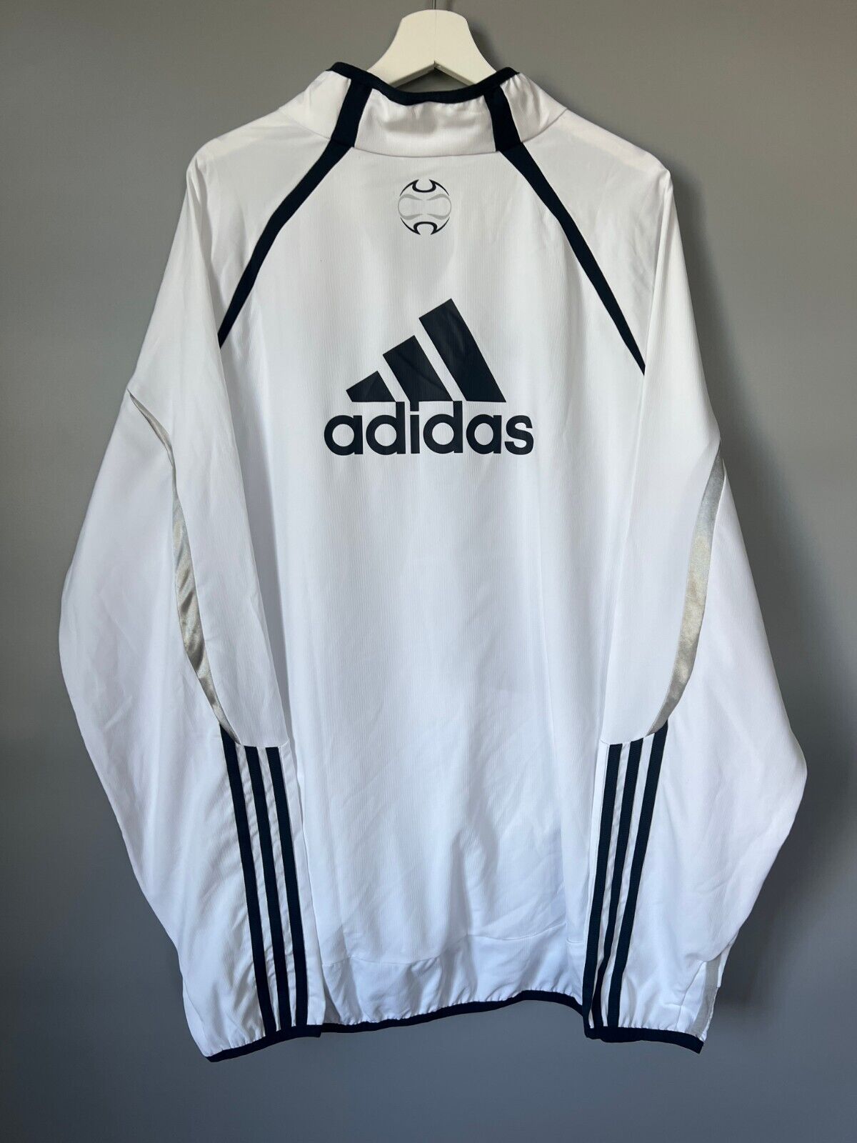 Real Madrid Jacket Teamgeist 2006x2021 White Soccer Adidas HA2537 Mens Size XXL