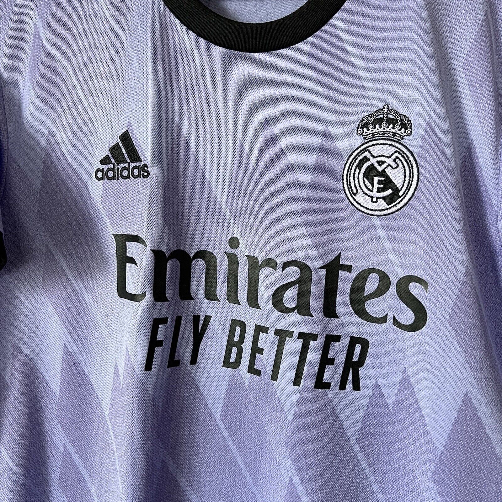 Raul Real Madrid Jersey 2022-2023 Away Mens Football Shirt Medium Adidas