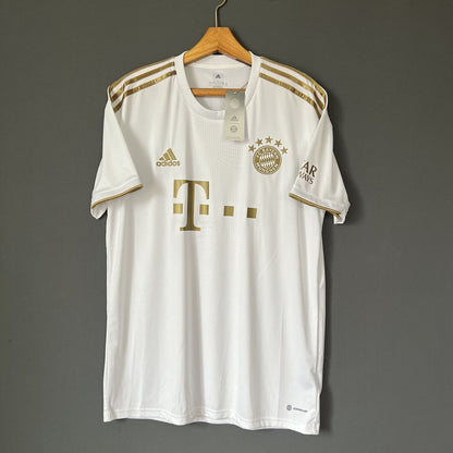 Gravenberch Bayern Munich Jersey 2023 Away Large Mens Soccer Shirt HI3886 Adidas