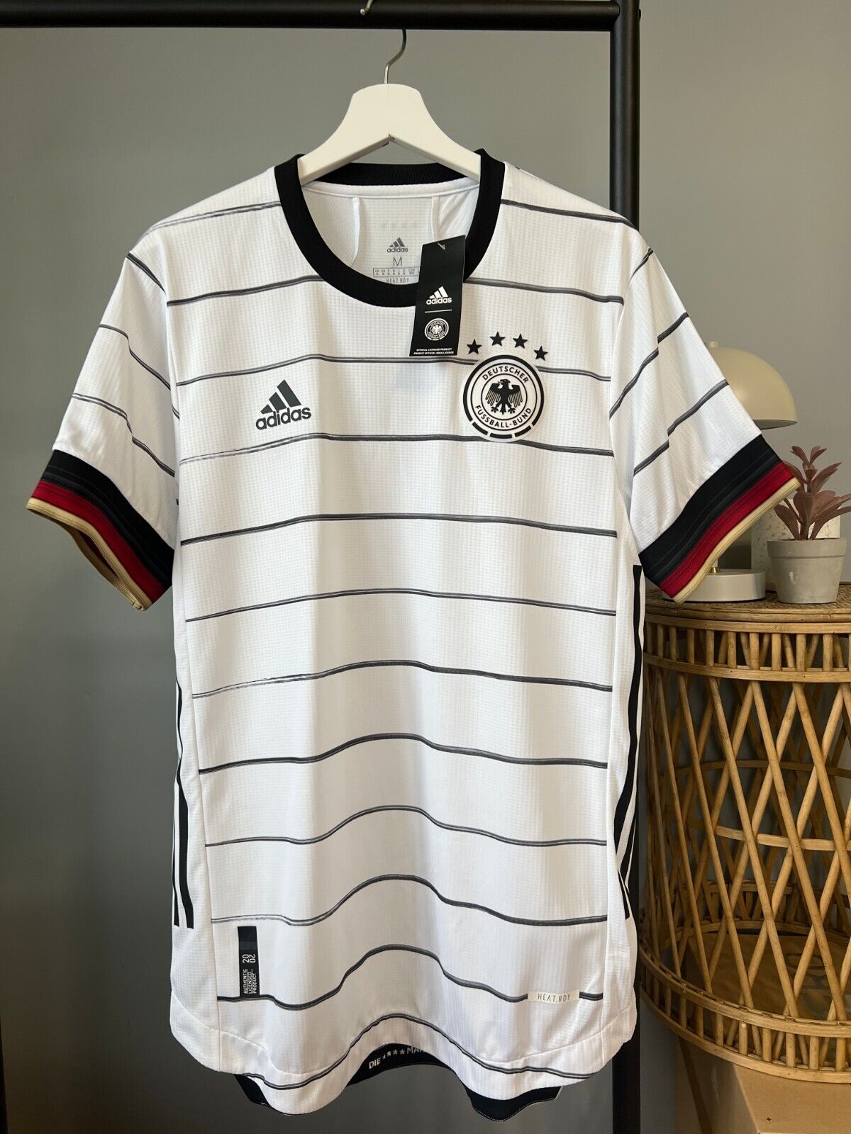 Germany Jersey 2020 Home Player Issue Soccer Shirt Adidas EH6104 Mens Size M
