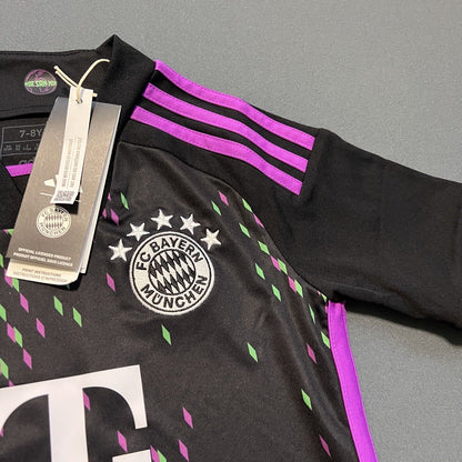 Bayern Munich Jersey 23/24 Away Soccer Shirt IB1493 Adidas Size XS Boys