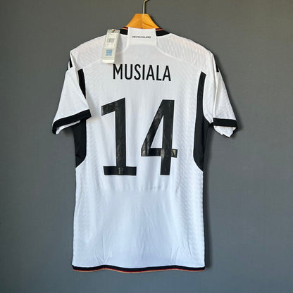 Musiala Germany Jersey 2022 Home Authentic Small Mens Football Shirt Adidas
