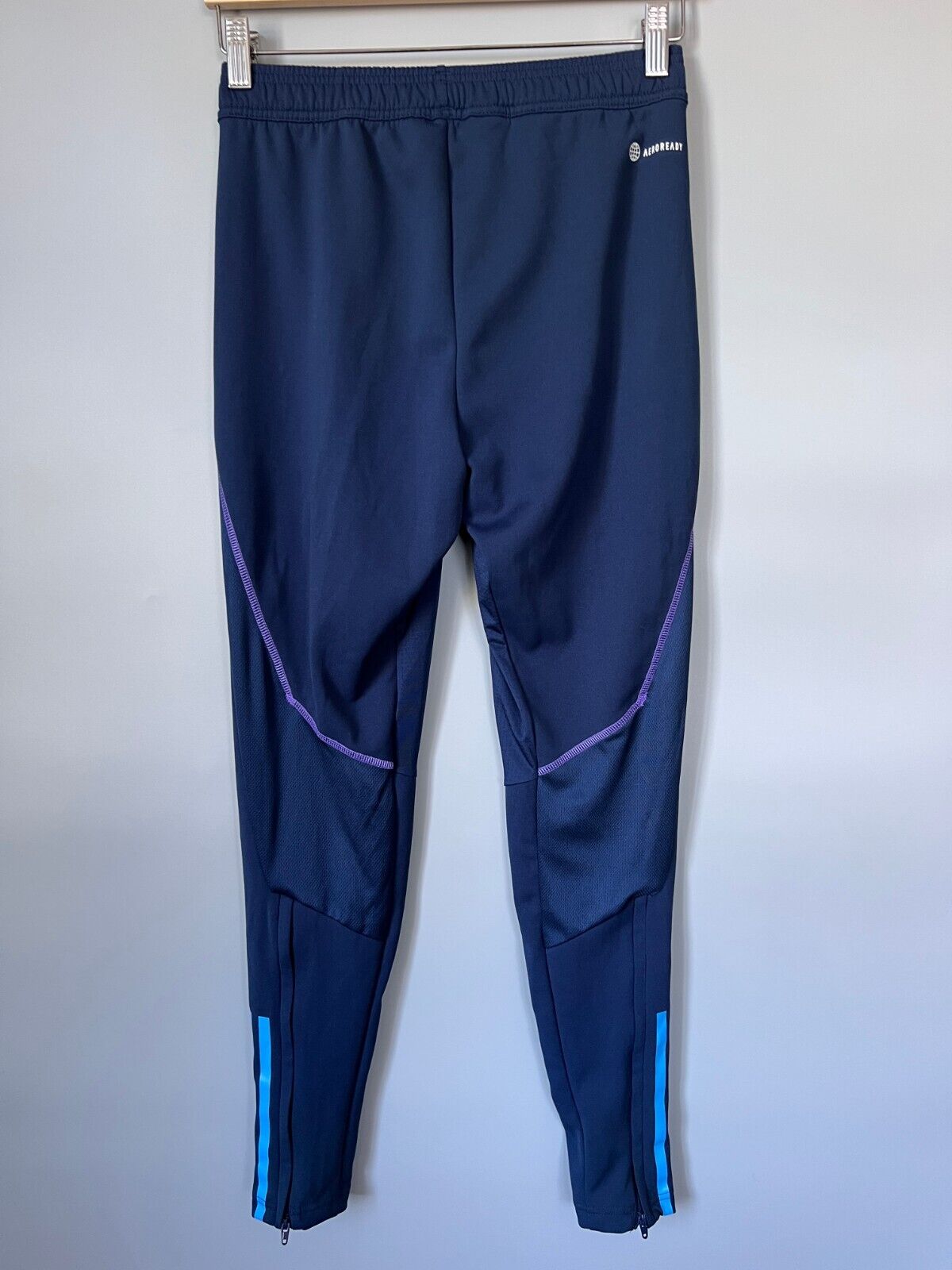 Argentina Tiro 23 Training Pants Blue Football Soccer Adidas HF3914 Mens Size XS