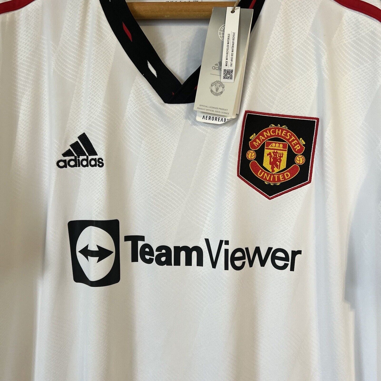 Rashford Manchester United Jersey 2022/23 Away Adidas H13880 Football Shirt XXL