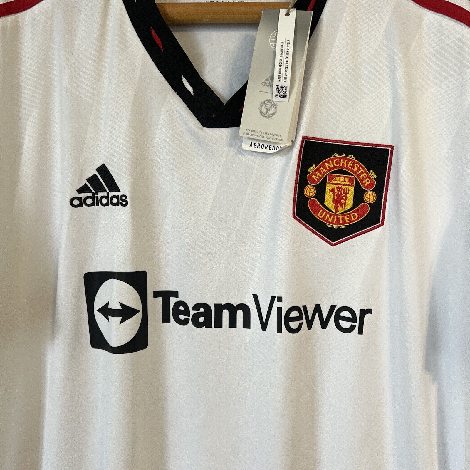 Rashford Manchester United Jersey 2022/23 Away Adidas H13880 Football Shirt XXL