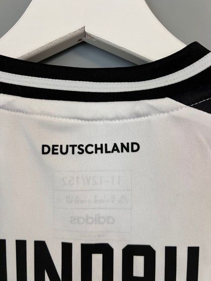 Undav Germany Jersey 2024 Home Soccer Football Adidas DFB IP6130 Boys Size M