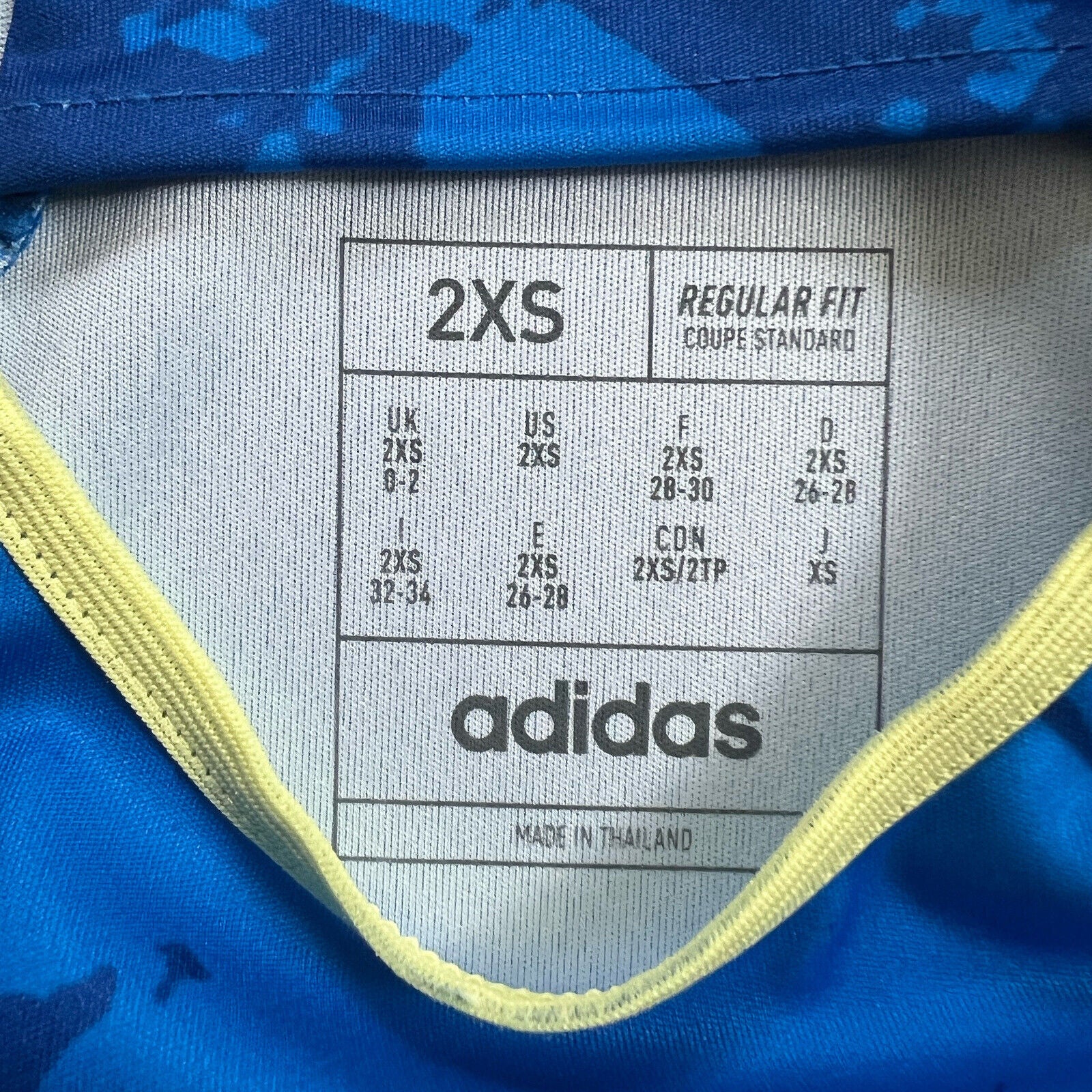 Sweden Jersey Team 2023 Away Womens Soccer Football Shirt HT7142 Adidas Size 2XS