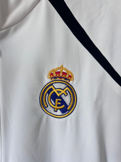 Real Madrid Teamgeist Jacket 2006x2021 White Soccer Adidas HA2537 Mens Size XXL