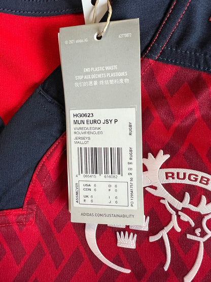 Munster Rugby Jersey 22/23 European Player Issue Adidas Size 6 Mens
