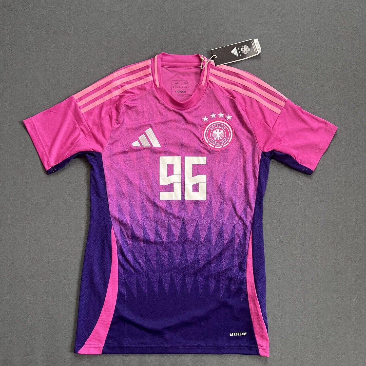 Germany Jersey 2024 Away Soccer Football Adidas IP8158 Mens Size XS
