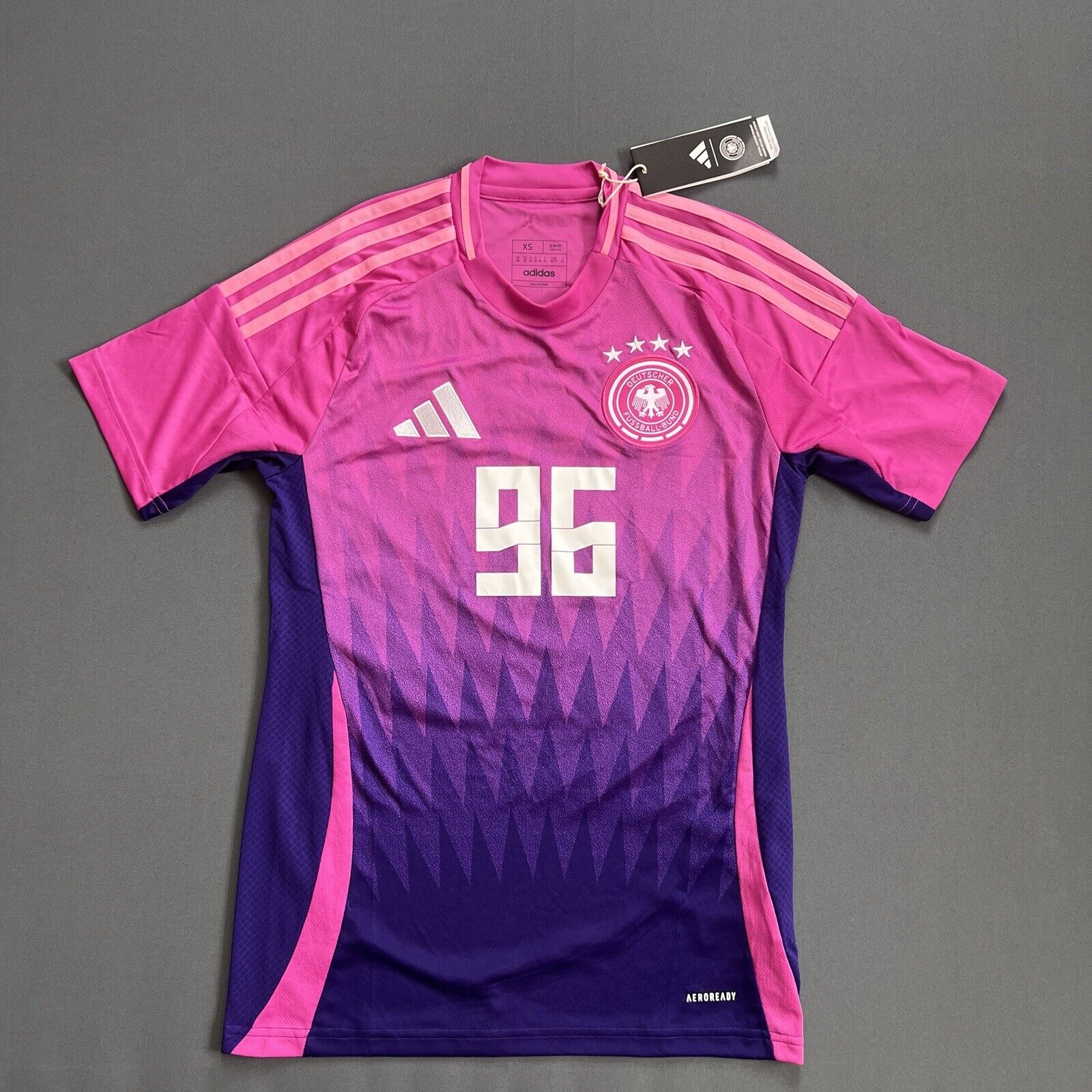 Germany Jersey 2024 Away Soccer Football Adidas IP8158 Mens Size XS