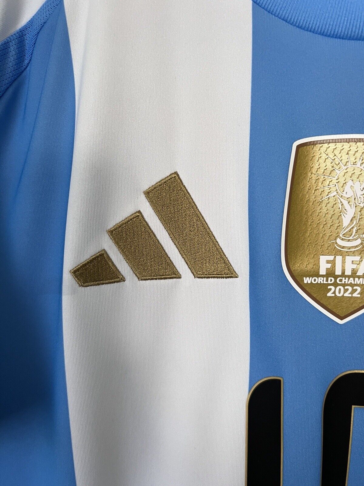 Messi Argentina Jersey 2024 Home Soccer Shirt IP8409 Adidas Mens Size M