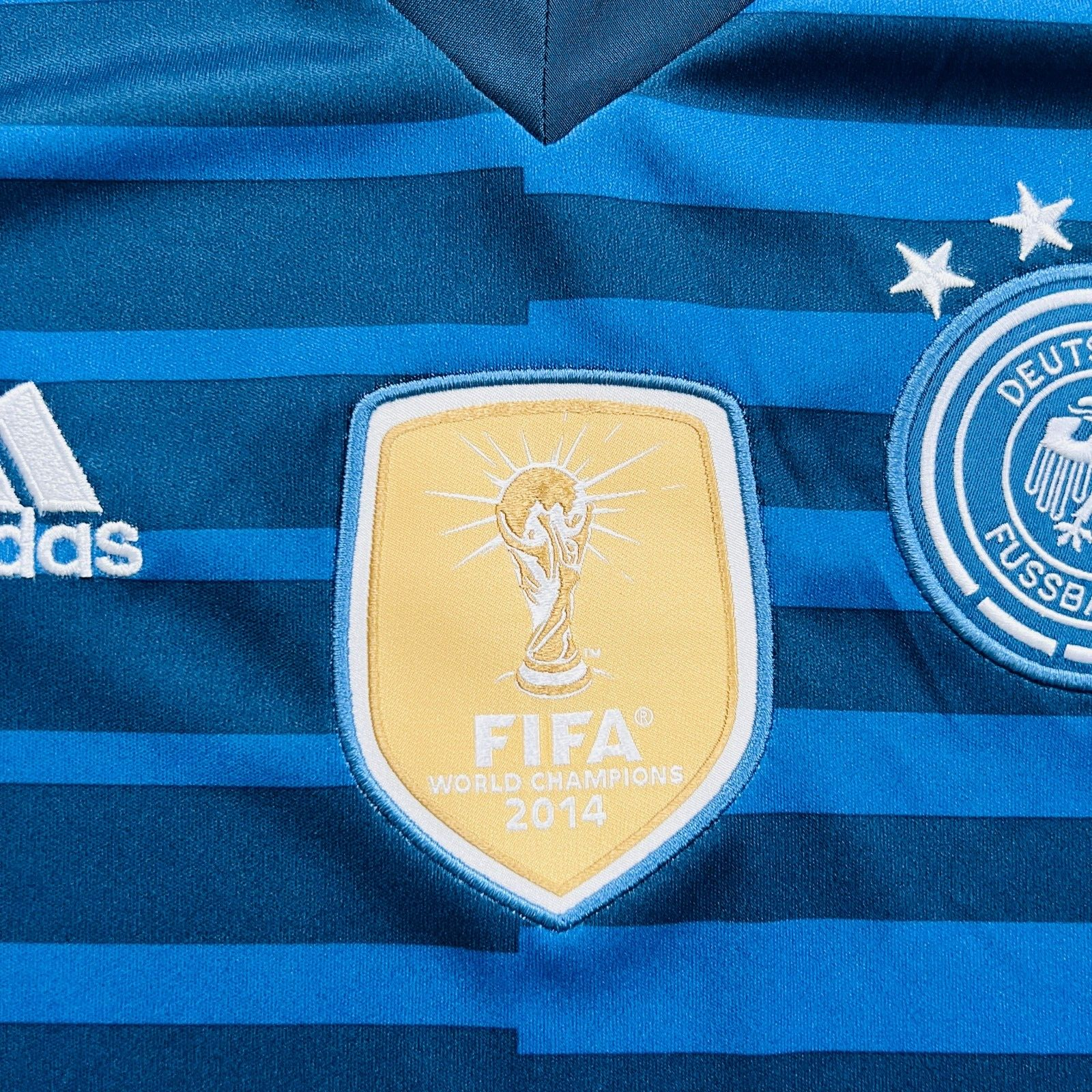Germany Jersey 2018 2019 Goalkeeper Football Shirt BQ8399 Adidas Boys Size M